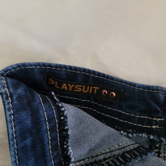 Parisian Women's Jeans Romper - Picture 9 of 10